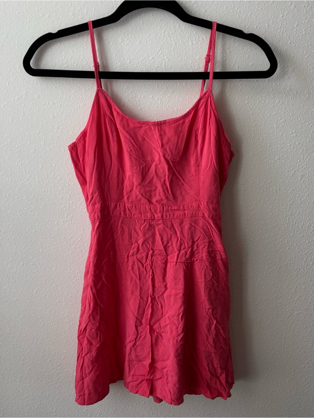 American Eagle Outfitters Coral Pink Spaghetti Strap Dress